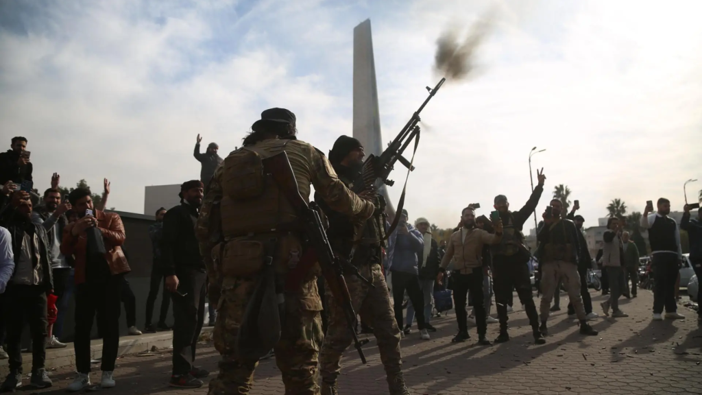 Disparos al aire en la Siria posAssad