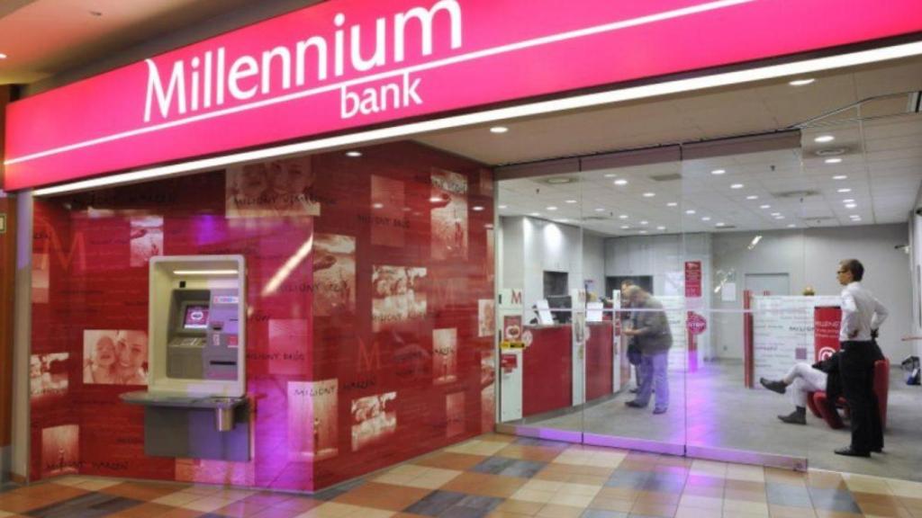 Banco Millenium, uno de los que recibió transferencias para Confix Financial