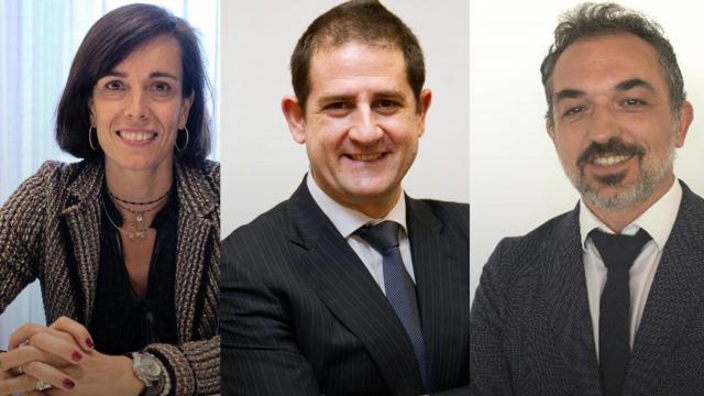 Imagen conjunta de Elena Carrera (Banco Sabadell), Héctor Hernández (Mercadona) y Pere Vilanova (PGI Engineering)