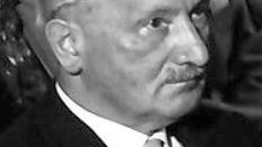 El filósofo Martin Heidegger