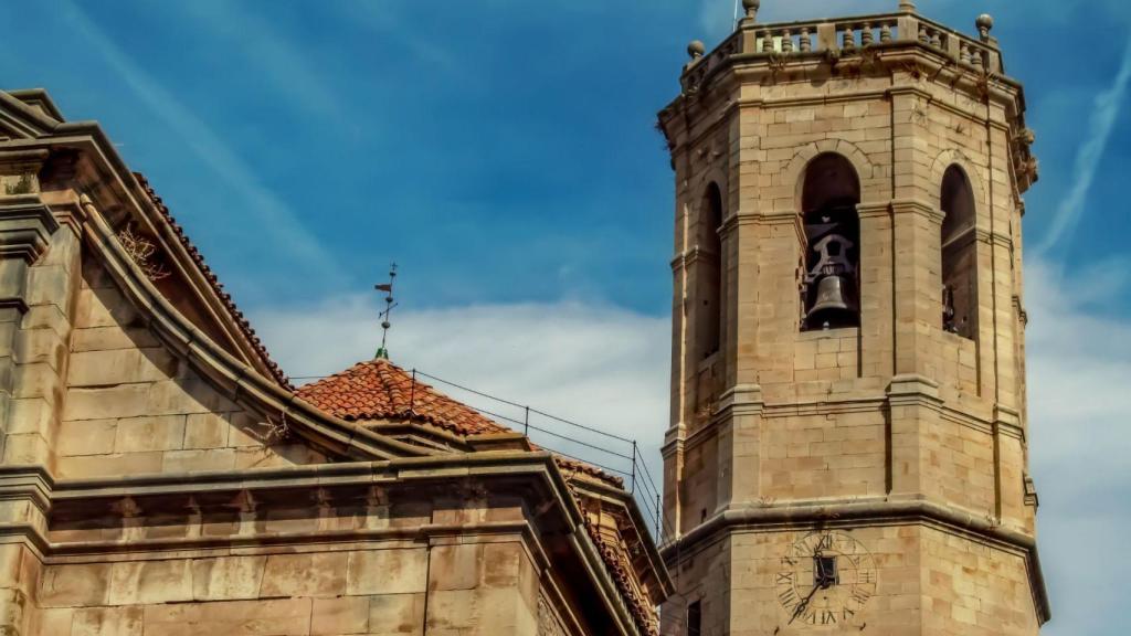 Detalle de la iglesia de Tárrega