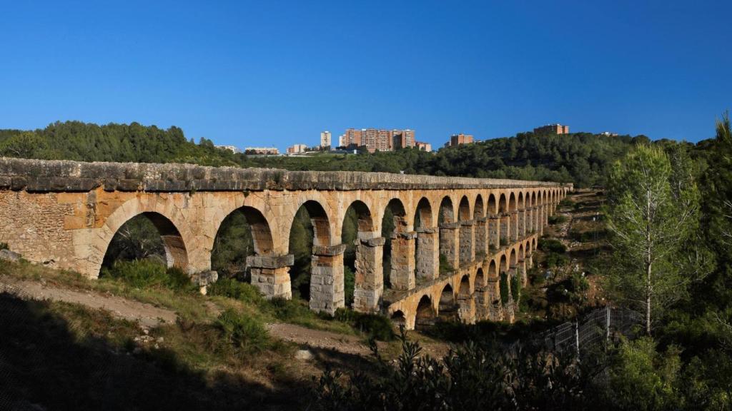 Acueducto de Las Ferreras, uno de los dos acueductos que abastecían de agua la ciudad de Tarragona