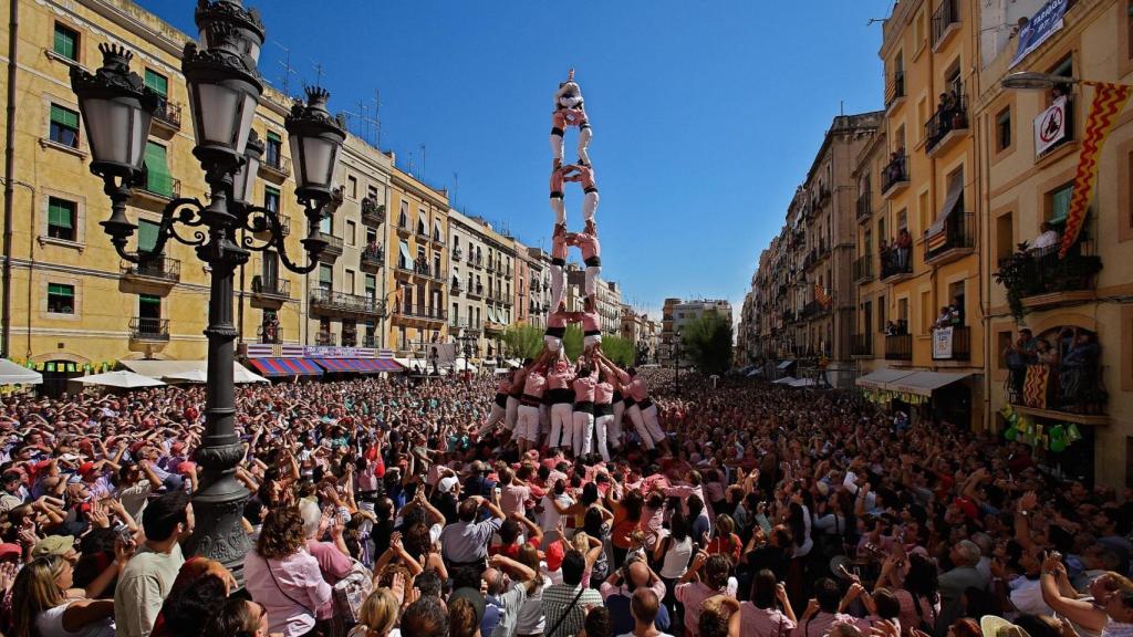 Los castells fueron declarados patrimonio de la humanidad en 2010