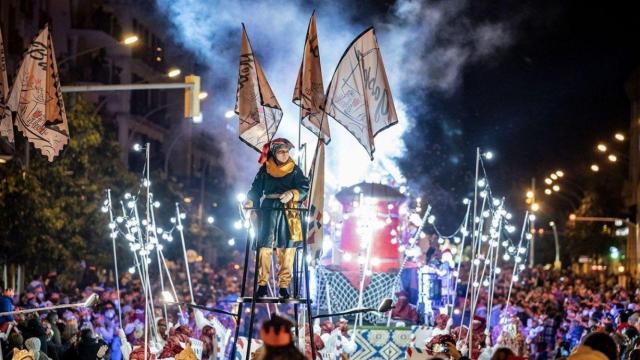 Imagen de una edición anterior de la Cabalgata de Reyes de Barcelona