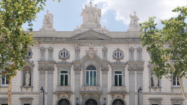 Fachada del Tribunal Supremo