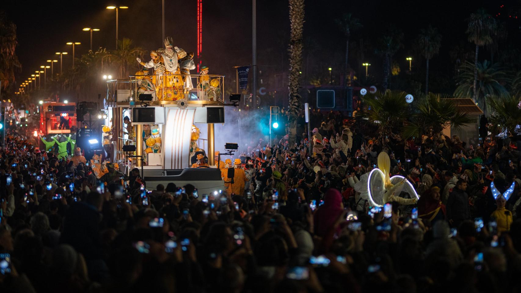 Imagen de la Cabalgata de Reyes de Barcelona, que plantó Wakeful