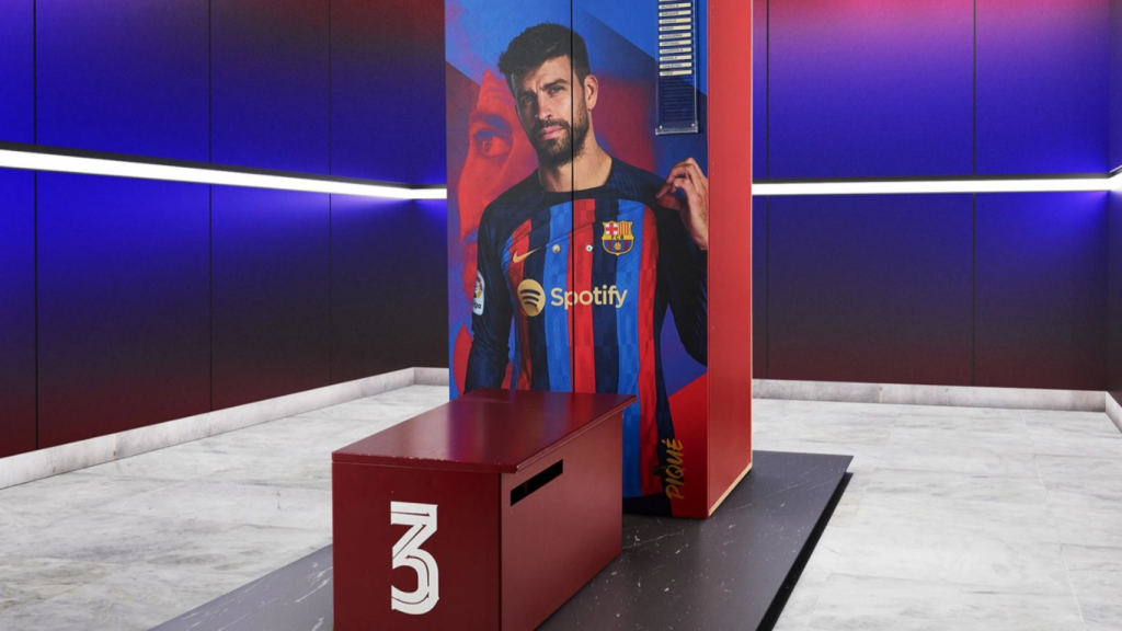 Taquilla de Gerard Pique del viejo Camp Nou