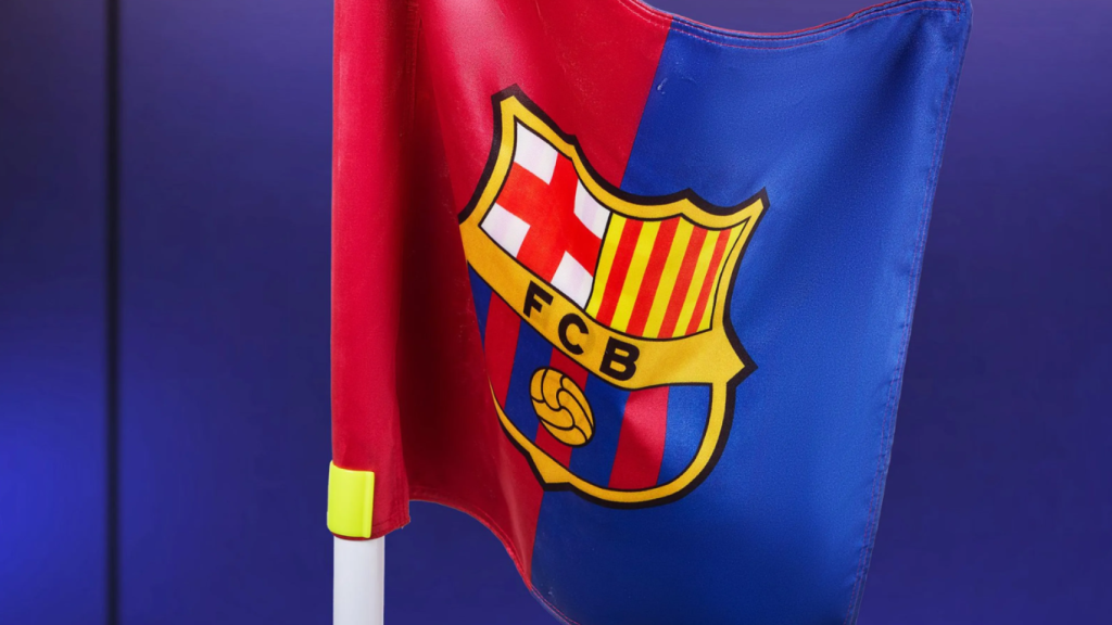 Banderín de córner del viejo Camp Nou