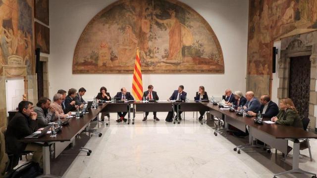 Salvador Illa, en la reunión del Consell de Diàleg Social de Catalunya