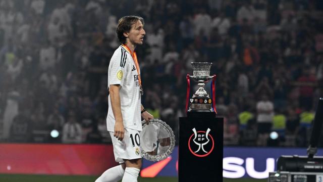 Luka Modric, después de la derrota del Real Madrid contra el Barça en la Supercopa