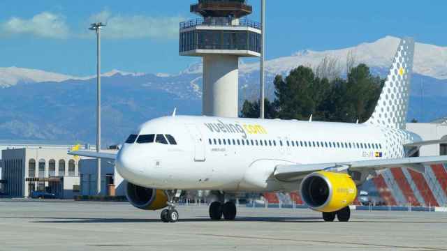 Imagen de un avión de Vueling  / EP