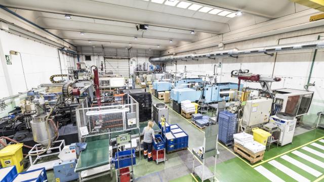 Interior de la planta de Nifco, en Terrassa / CG