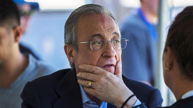 Florentino Pérez, durante una entrevista como presidente del Real Madrid en una imagen de archivo / EFE