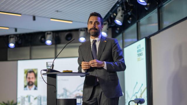 Roger Torrent, durante el Mobility Trends 2022 / LUIS MIGUEL AÑÓN (CG)