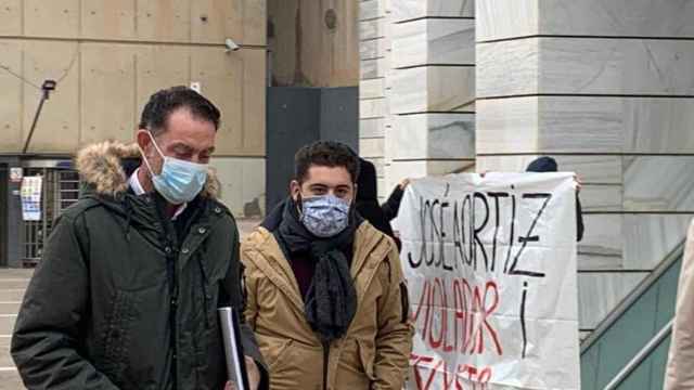 Ortiz Cambray, exlíder de Vox, a su llegada a la Audiencia de Lleida / EP