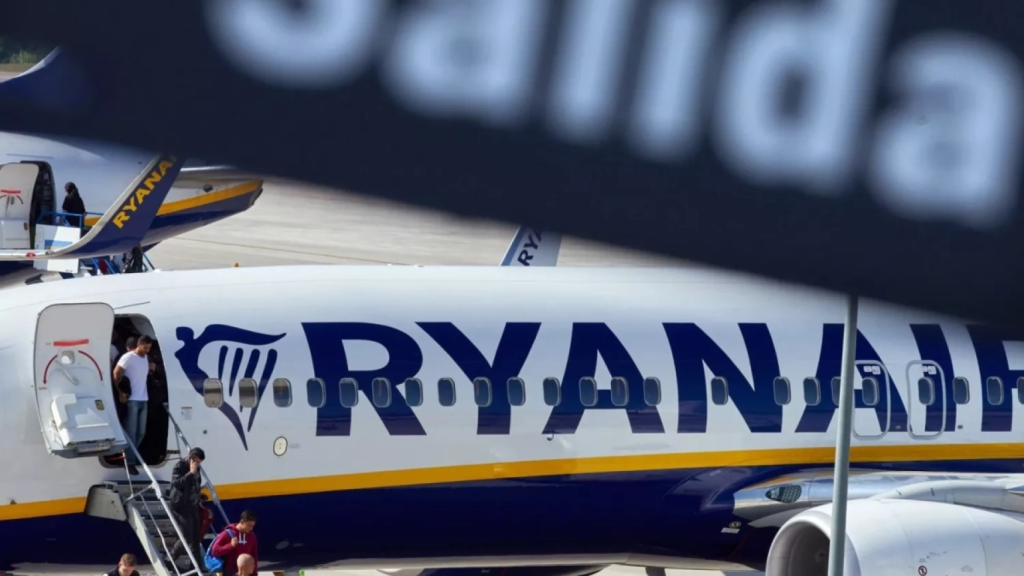 Un avión de Ryanair