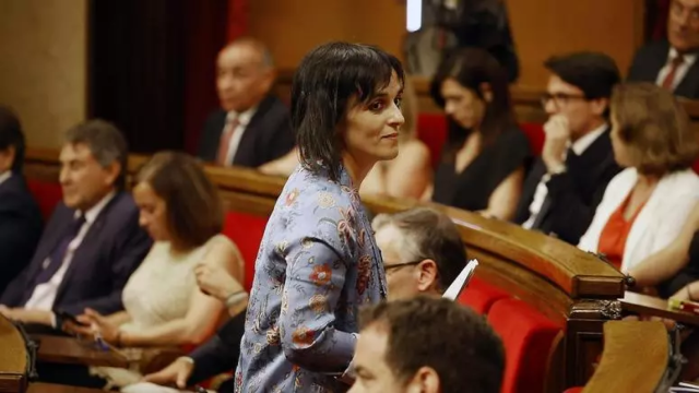 Sílvia Orriols, diputada de Aliança Catalana y alcaldesa de Ripoll, en el Parlament