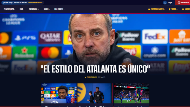 Página web del FC Barcelona, víctima de constantes intentos de ciberataques informáticos