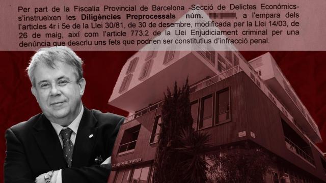 Jaume Padrós, la sede del Colegio de Médicos de Barcelona y el oficio de Fiscalía