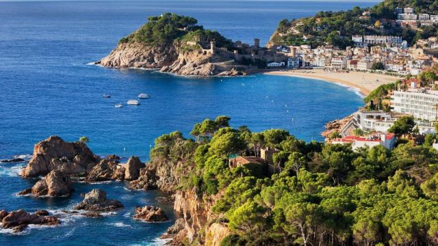 Vista panorámica de Tossa de Mar