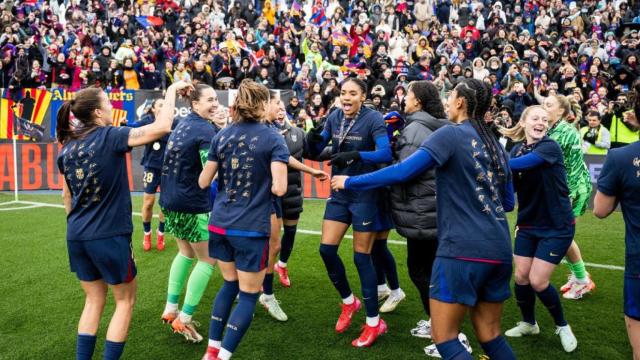 La eufórica celebración del Barça Femenino tras conquistar la Supercopa de España