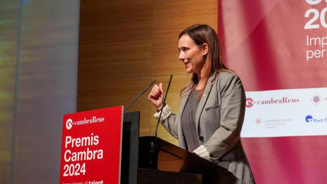 Sandra Guaita, alcaldesa de Reus (Tarragona), en un compromiso público