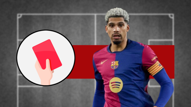 Tarjeta roja: Ronald Araujo