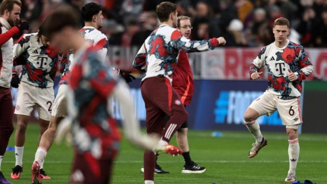 El entrenamiento de los jugadores del Bayern Múnich antes de un partido de Champions