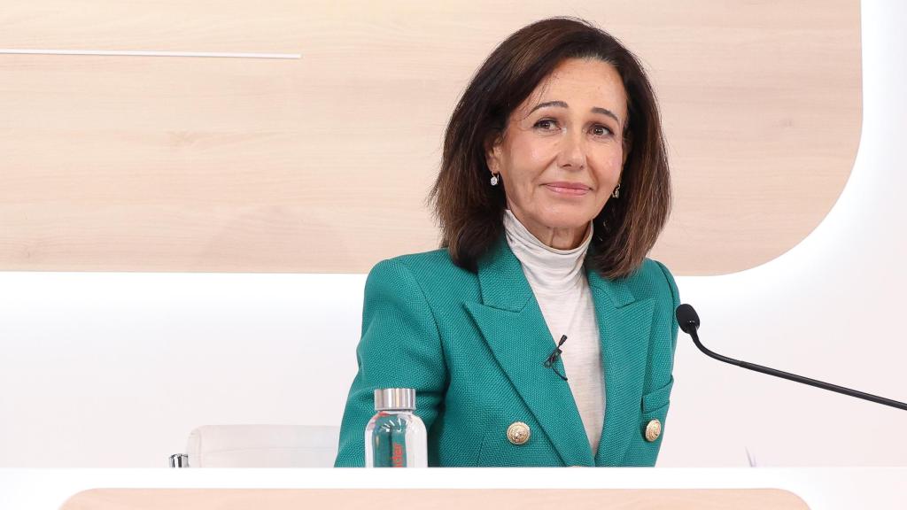 Ana Botín, presidenta de Banco Santander, durante la presentación de resultados / EP