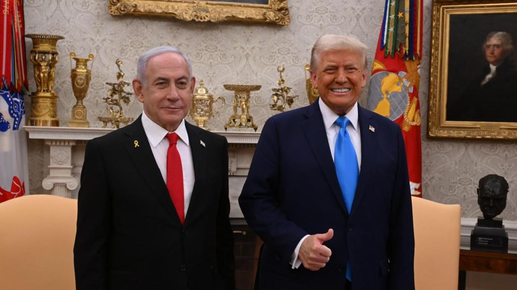 El presidente de Estados Unidos, Donald Trump, y el primer ministro israelí, Benjamin Netanyahu