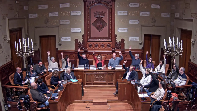 Pleno municipal del Ayuntamiento de Sitges