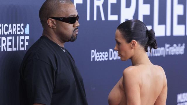 Imagen conjunta de Kanye West y Bianca Censori