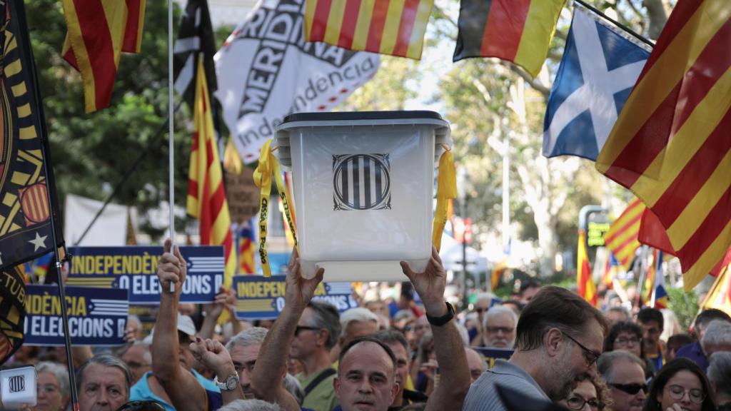 Imagen de archivo de una manifestación del independentismo