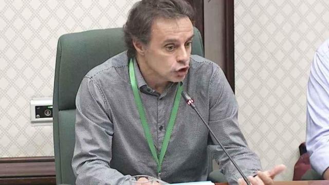 Álex García-Cascón, consejero directivo de Egara, en el Parlament