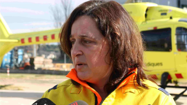 Anna Fontquerni, directora gerente del SEM, en un contacto con la prensa