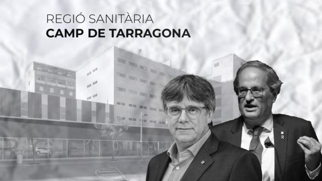 Los 'expresidents' Carles Puigdemont, Quim Torra y el Hospital Joan XXIII de Tarragona