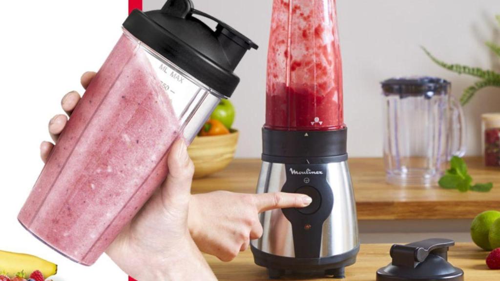 Así es la batidora de vaso Moulinex Blend&Go top ventas en Amazon ¡y ahora rebajadísima!