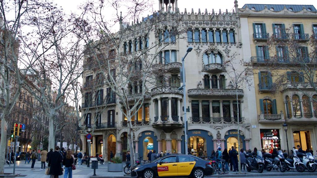 Casa Lleó i Morera, en el paseo de Gràcia