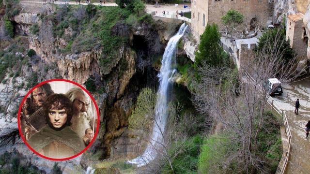 Fotomontaje El Señor de los Anilos y Sant Miquel del Fai