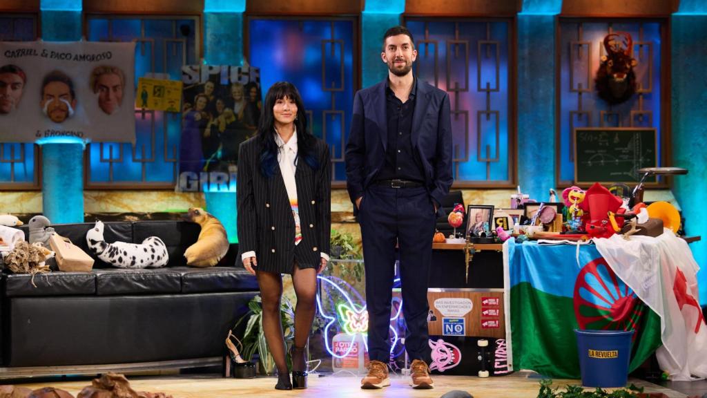 Aitana, en La Revuelta, el programa de TVE de David Broncano