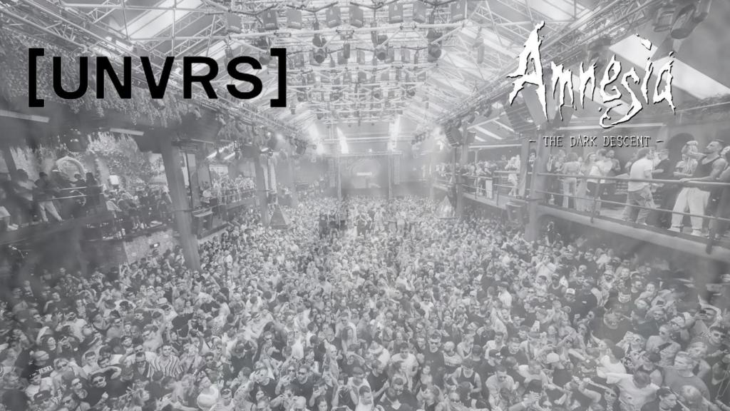 Imagen de Amnesia Ibiza y Unvrs, el logo del nuevo club de los Matutes