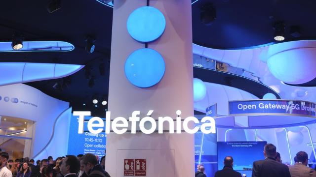 'Stand' de Telefónica en el Mobile World Congress 2025