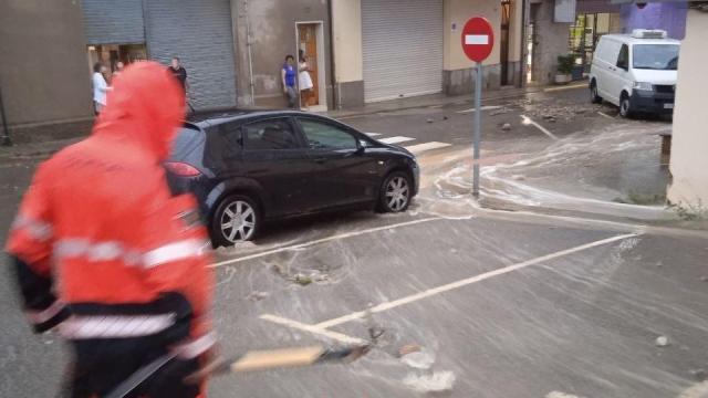 Aviso por fuertes lluvias en Cataluña