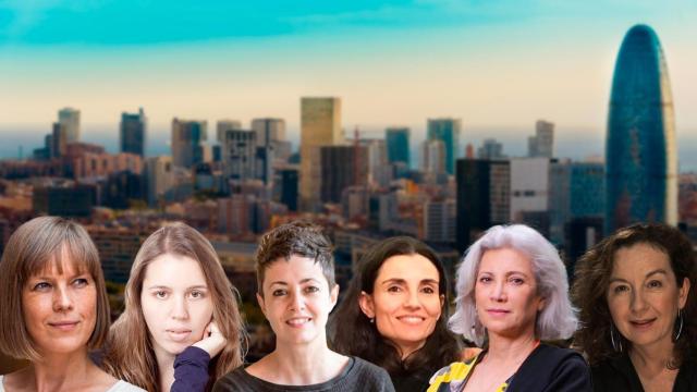 Anna Bach, Olga Felip, Anna Pont, Marta Peris, Carme Pinós y Carme Fiol