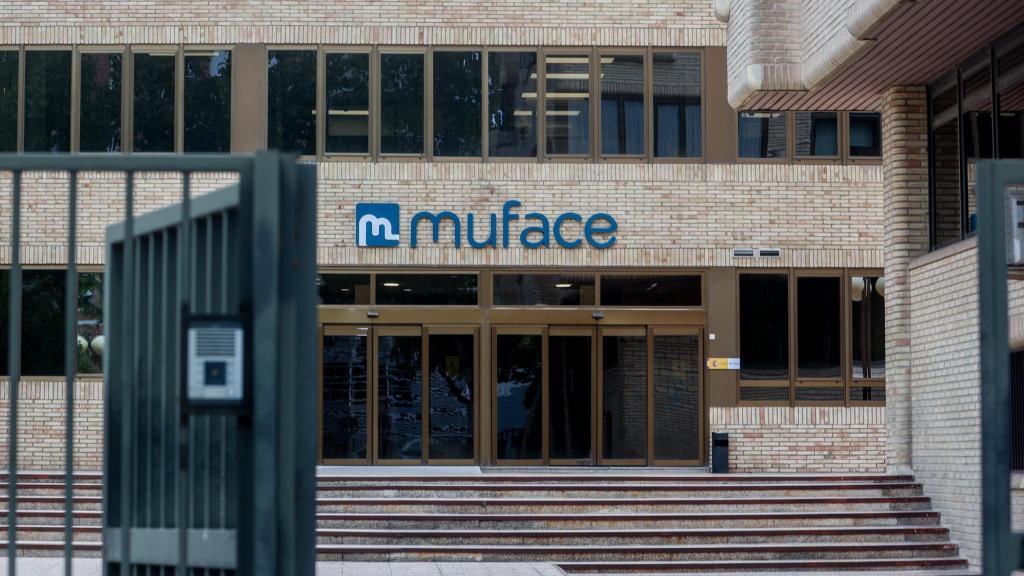 Fachada de un edificio de Muface, en el Paseo de Juan XXIII de Madrid