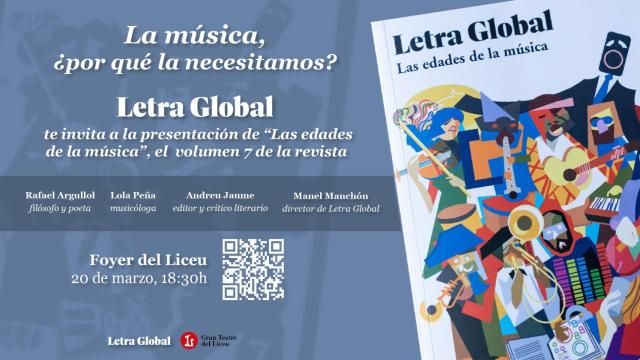 'Letra Global' celebra en el Liceu su apuesta por 'Las edades de la música'