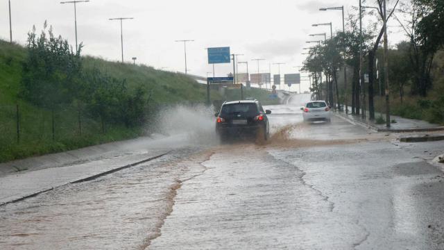 Lluvia en Badalona