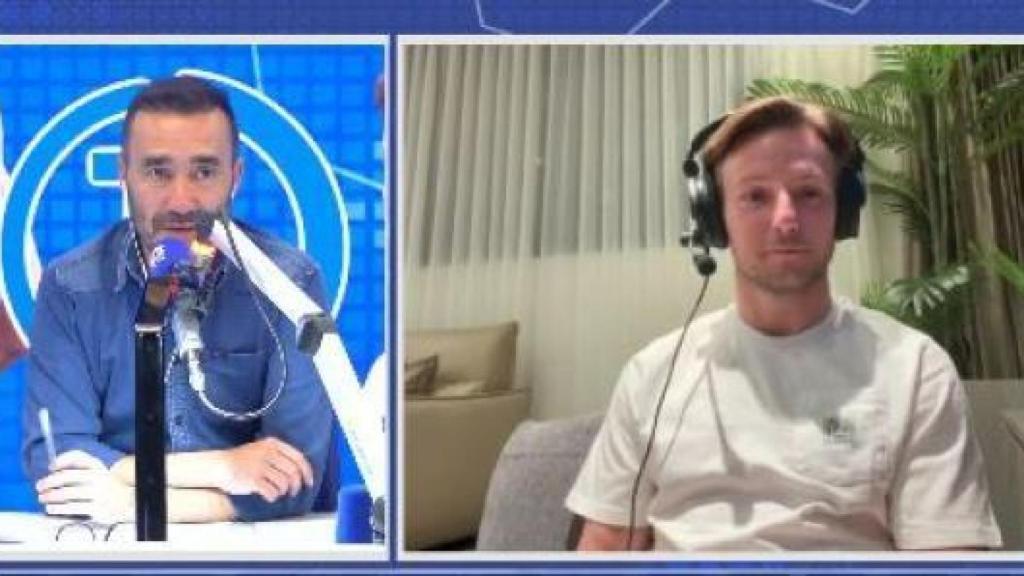 Juanma Castaño e Ivan Rakitic