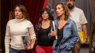 Diputados de la CUP, en el Parlament
