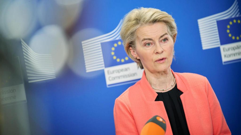 Imagen de la presidenta de la Comisión Europea, Ursula von der Leyen